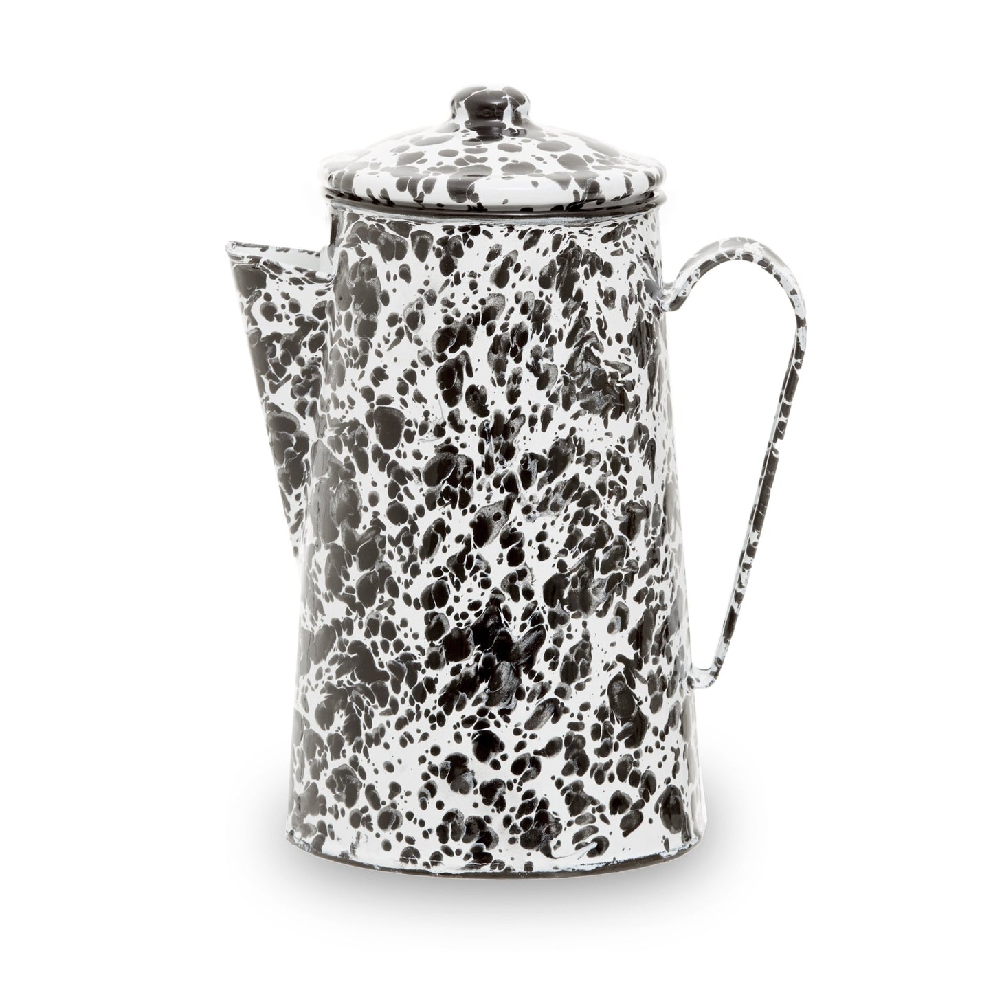 Goran Black And White Patterned Coffee Pot - Skandi London