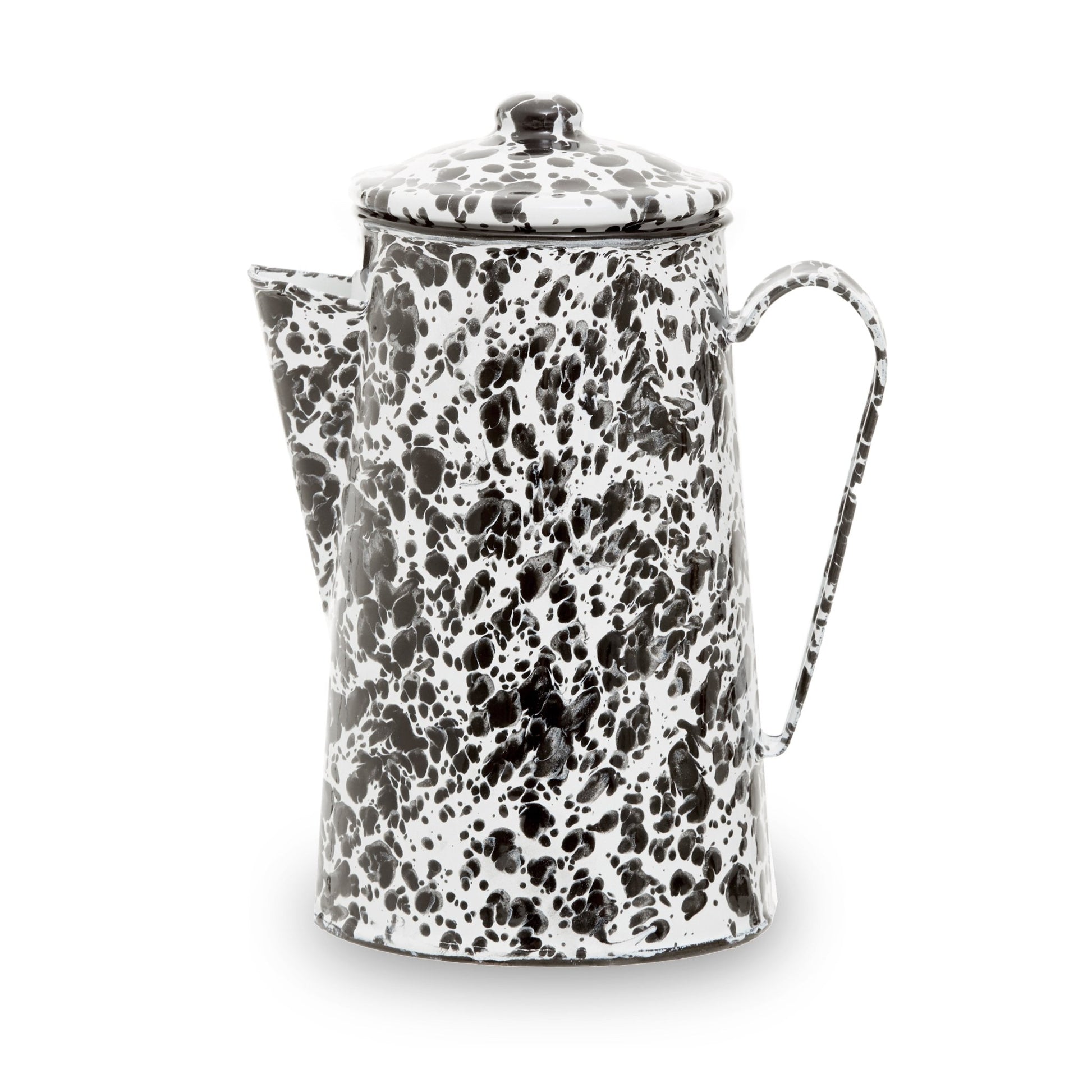 Goran Black And White Patterned Coffee Pot - Skandi London