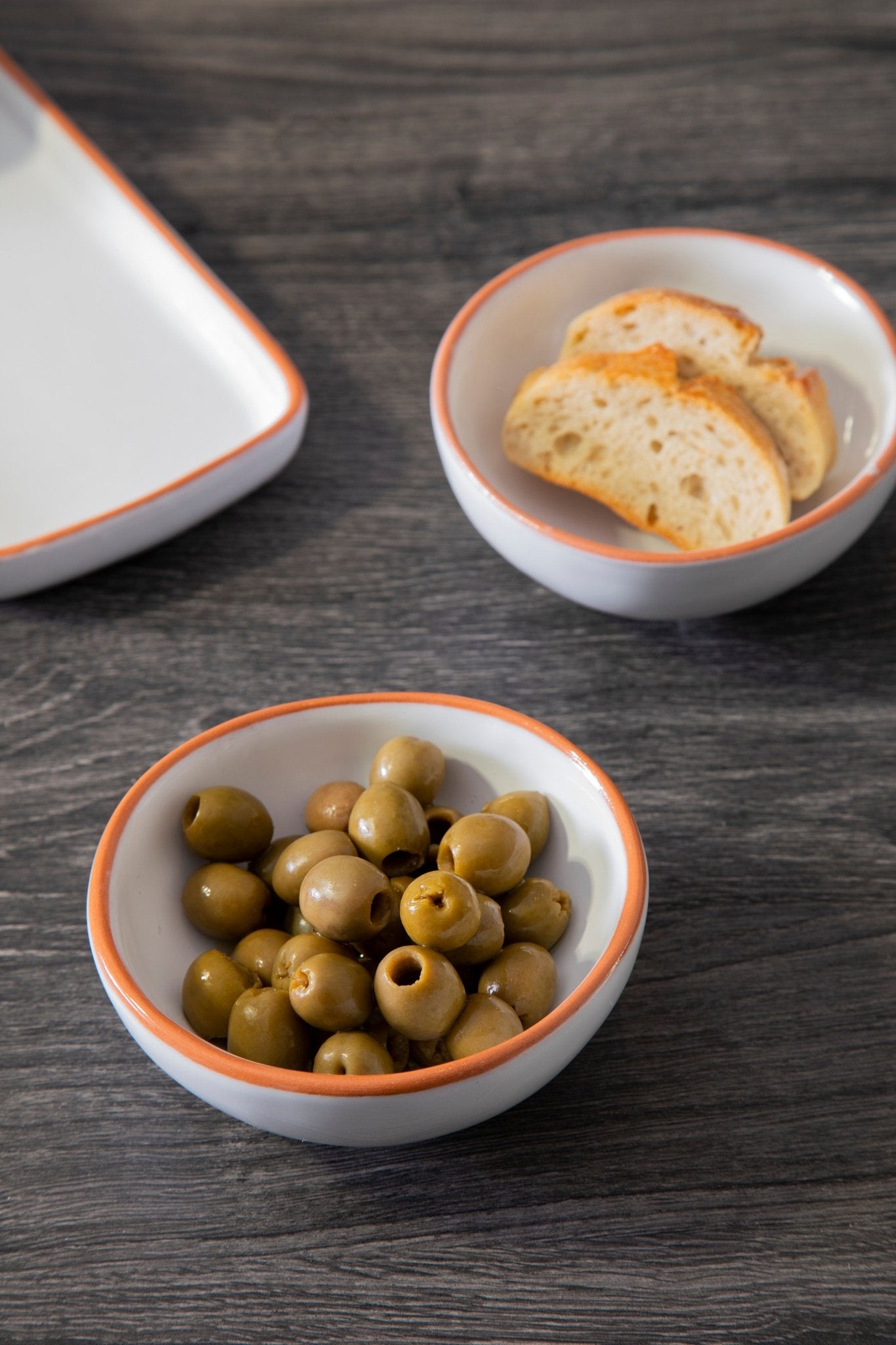 Set Of Two Britta White Glazed Mini Bowls - Skandi London