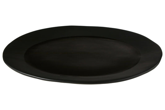 Goran Black Pizza Plate - Skandi London