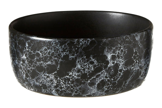 Goran Black Faux Marble Bowl - Skandi London