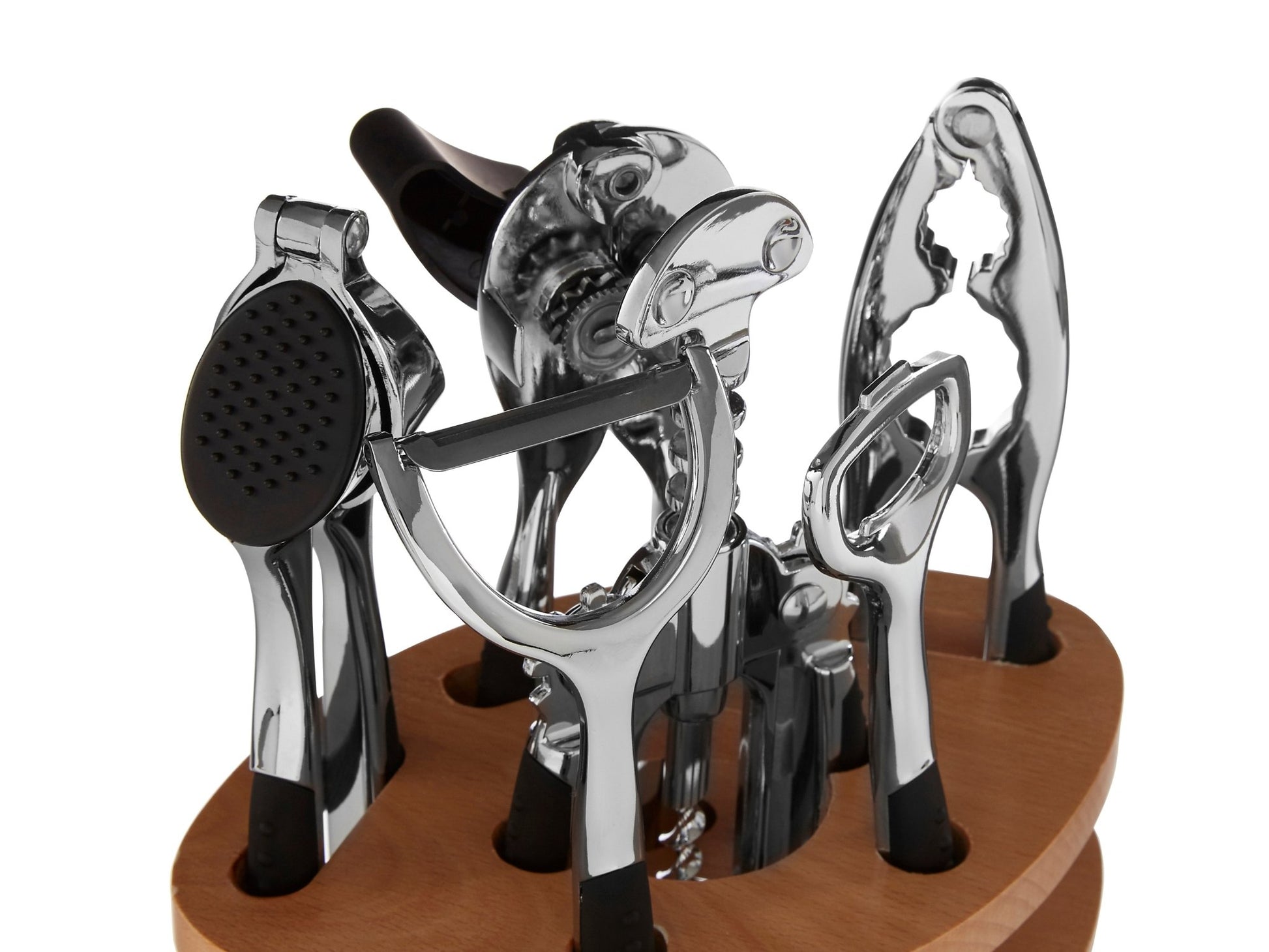 Liv 7pc Chrome Finish Kitchen Gadget Set - Skandi London