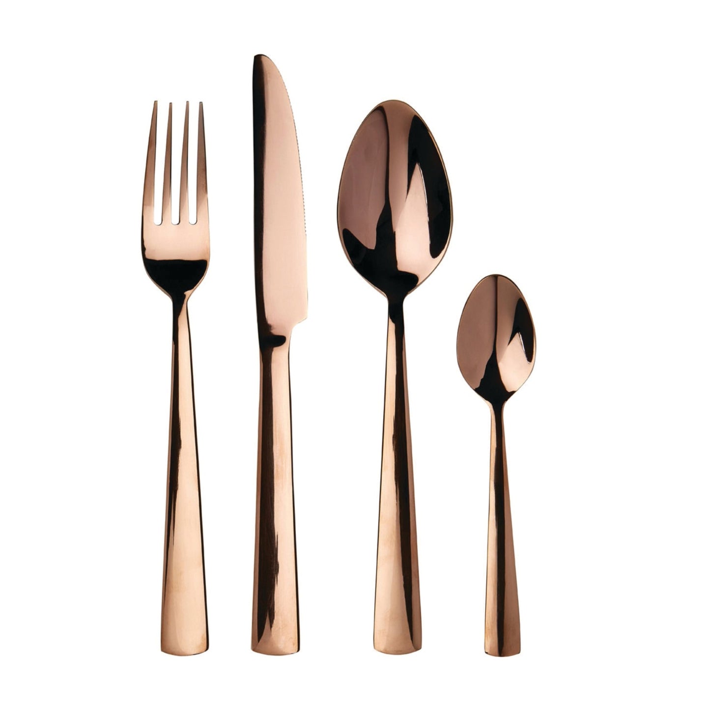 Asmund Lustra 16 Piece Rose Gold Cutlery Set - Skandi London