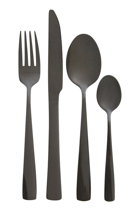 Asmund 16 Piece Onyx Cutlery Set - Skandi London