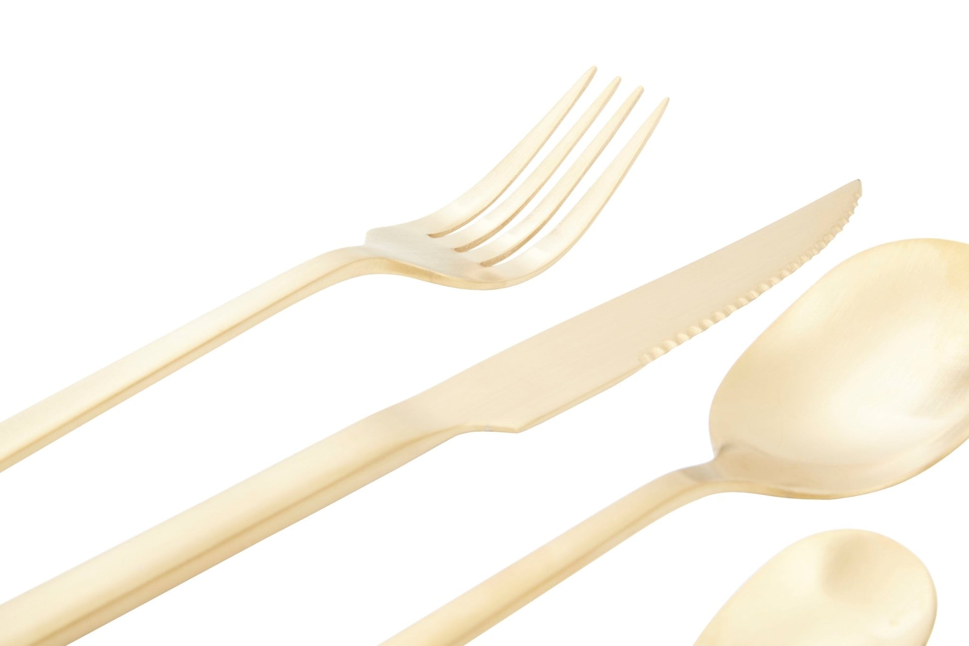 Asmund 16 Piece Gold Cutlery Set - Skandi London
