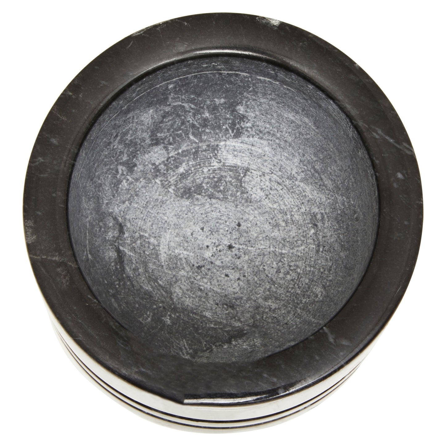 Mikele Black Marble Textured Mortar And Pestle - Skandi London