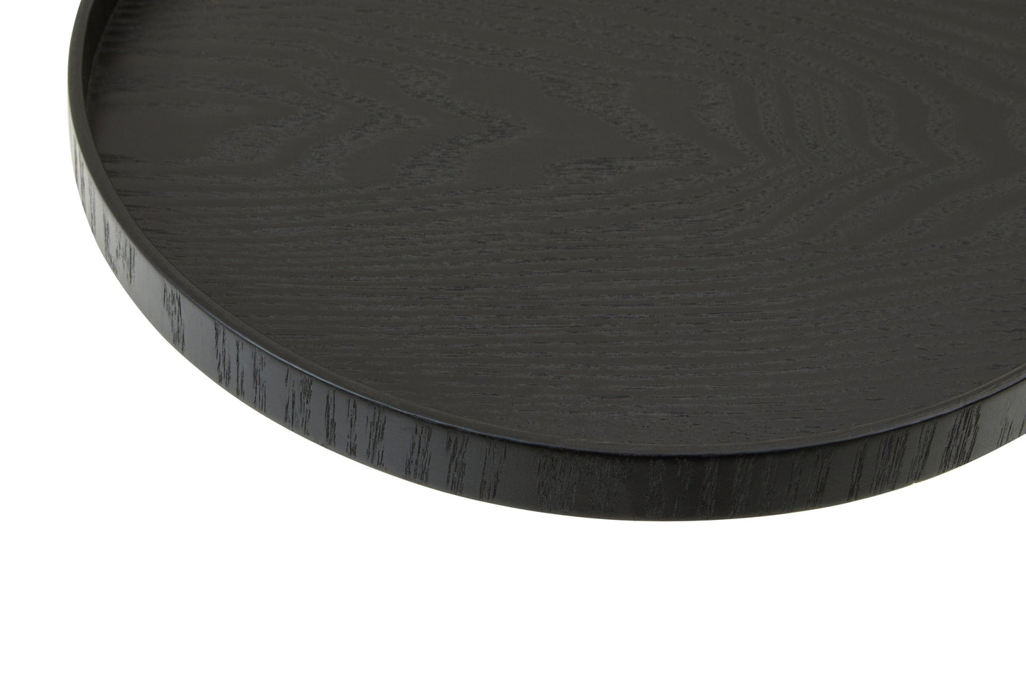 Bergen Medium Black Fir Wood Tray - Skandi London