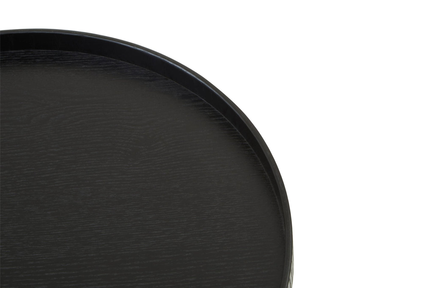 Bergen Large Black Fir Wood Tray - Skandi London