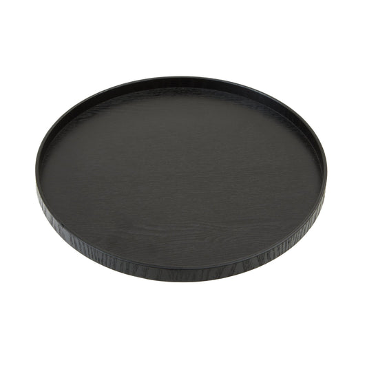 Bergen Large Black Fir Wood Tray - Skandi London