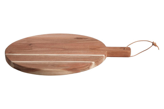 Steena Medium Round Acacia Wood Chopping And Serving Board - Skandi London