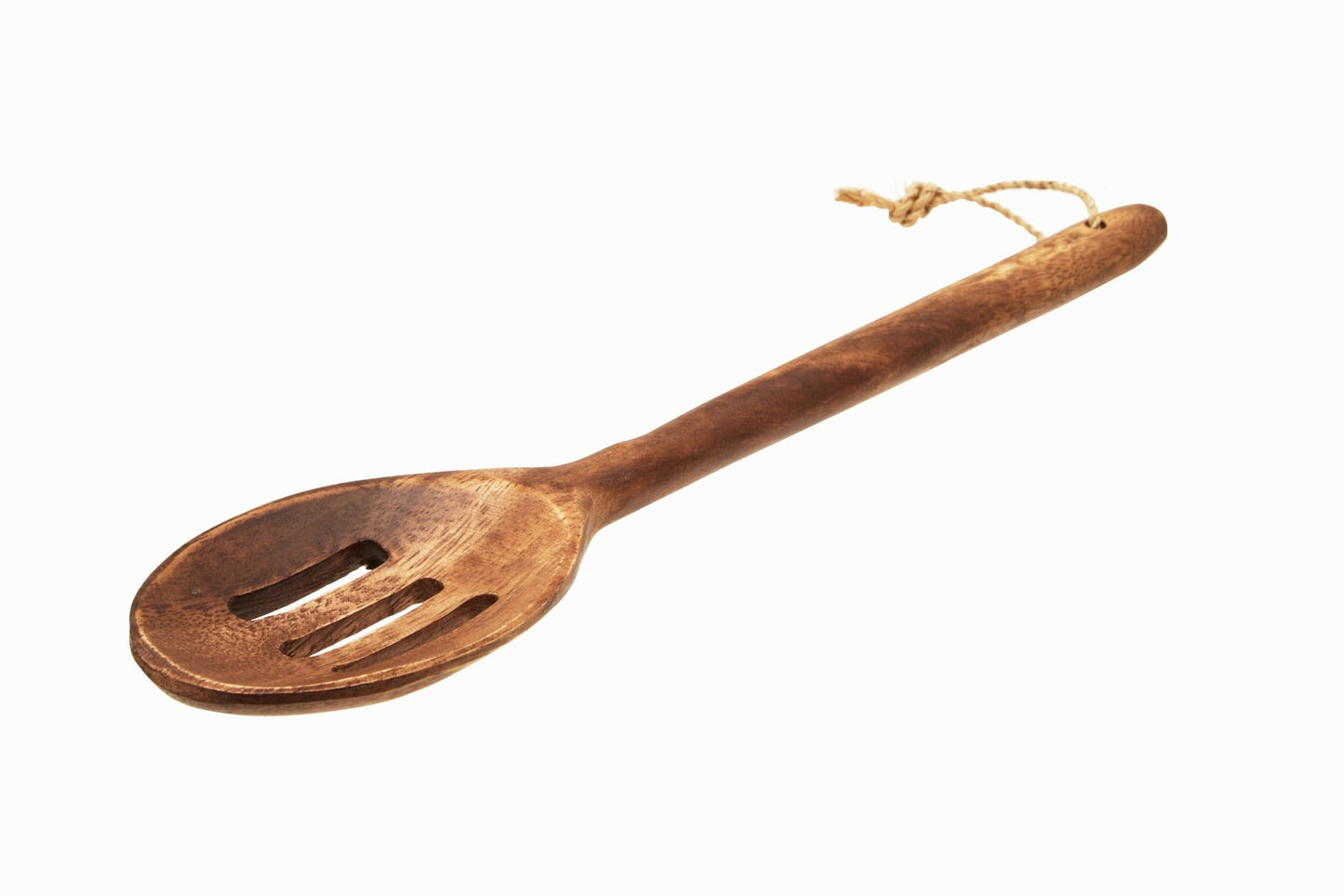 Heidrun Acacia Wood Slotted Spoon - Skandi London