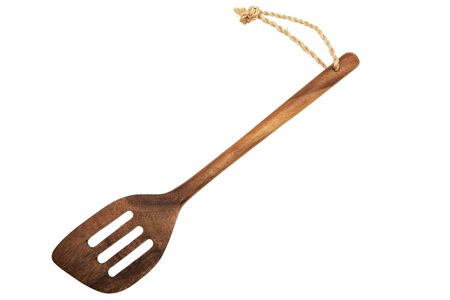Heidrun Acacia Wood Slotted Spatula - Skandi London