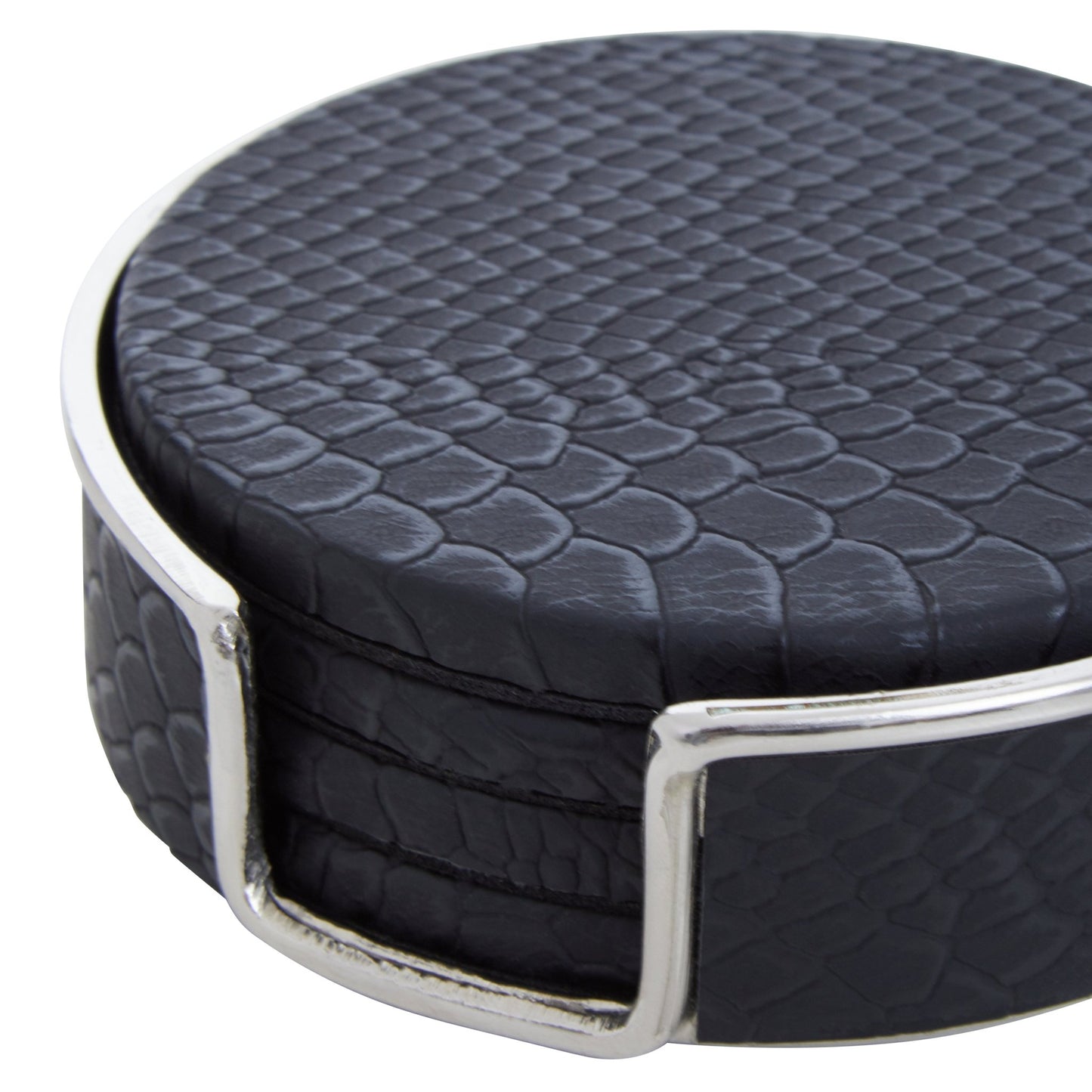 Kelda Set Of Four Black Coasters - Skandi London