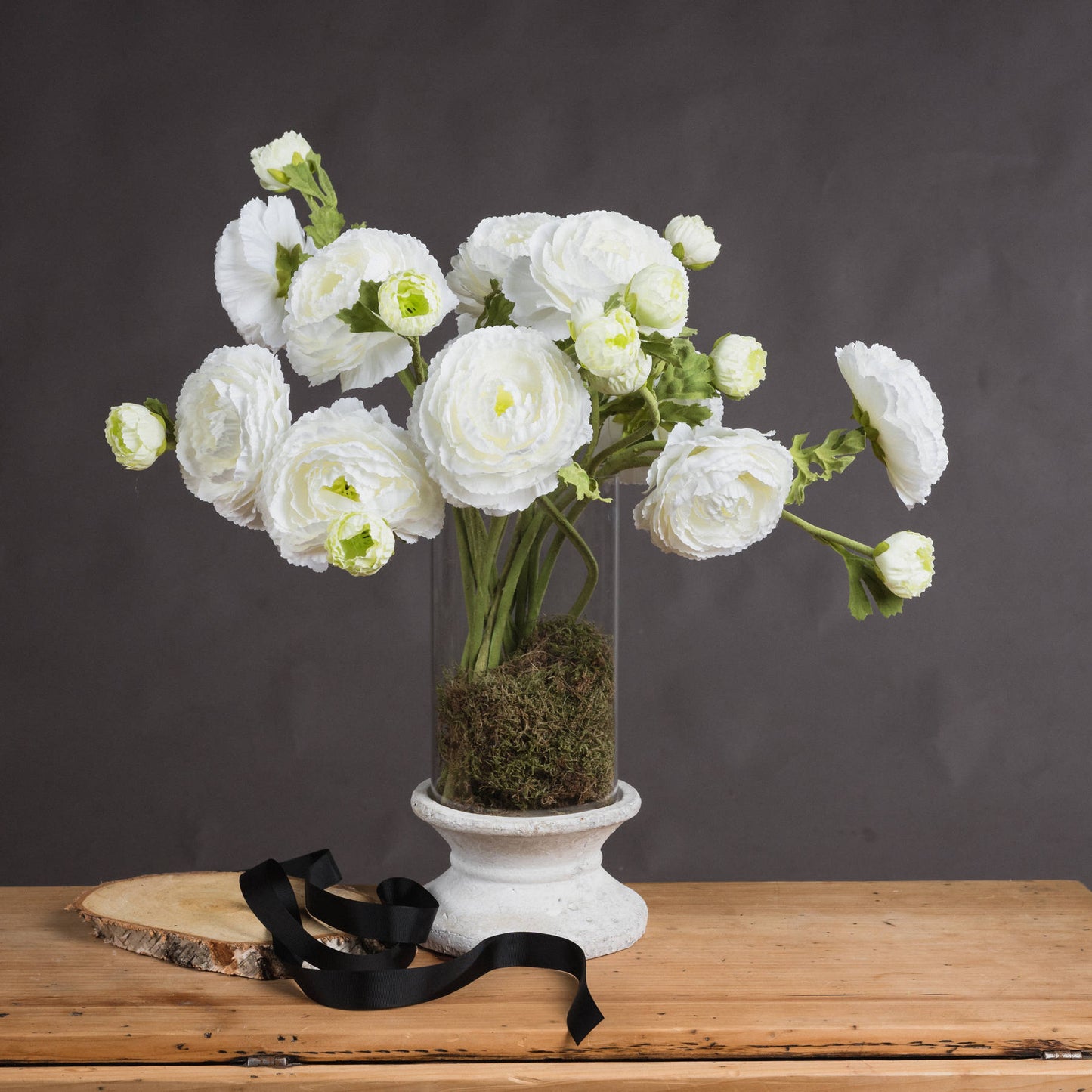 Skandi London White Ranunculus Spray - Skandi London