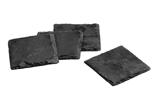 Oda Set Of Four Slate Square Coasters - Skandi London