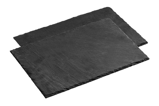 Oda Set Of Two Slate Rectangular Placemats - Skandi London