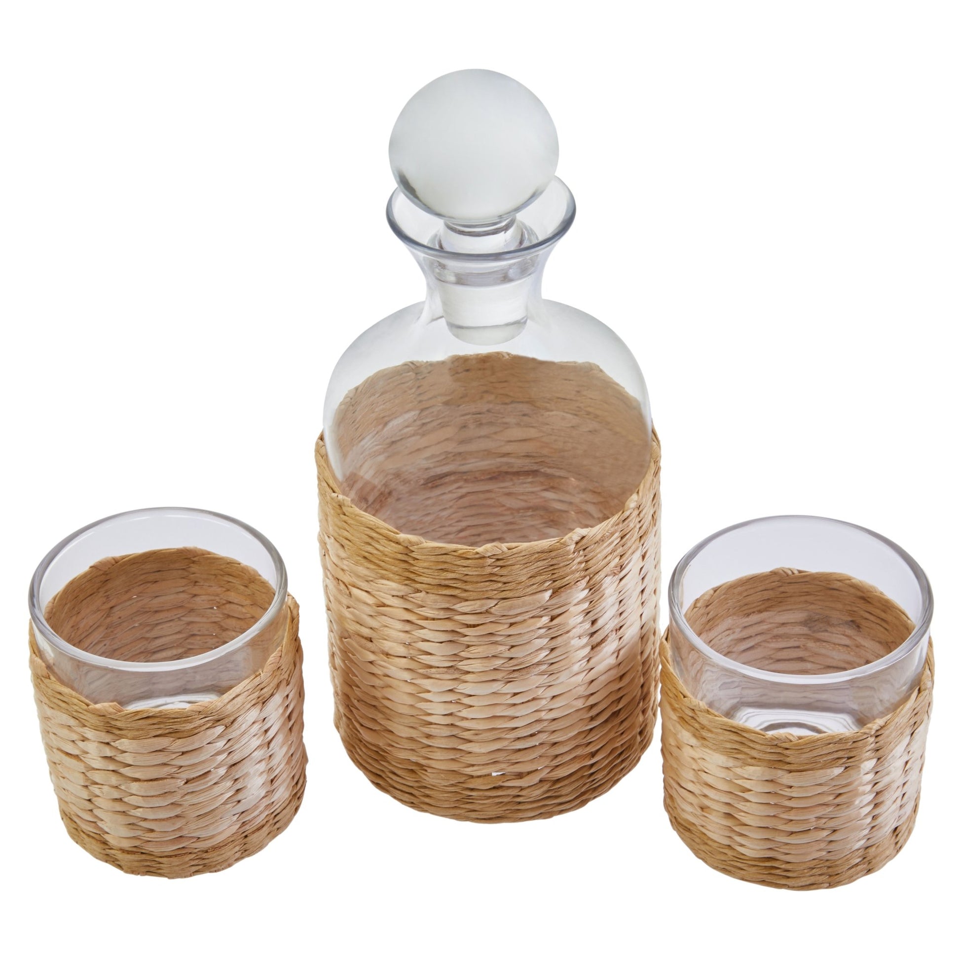 Haakon Glass And Decanter Three Piece Set - Skandi London