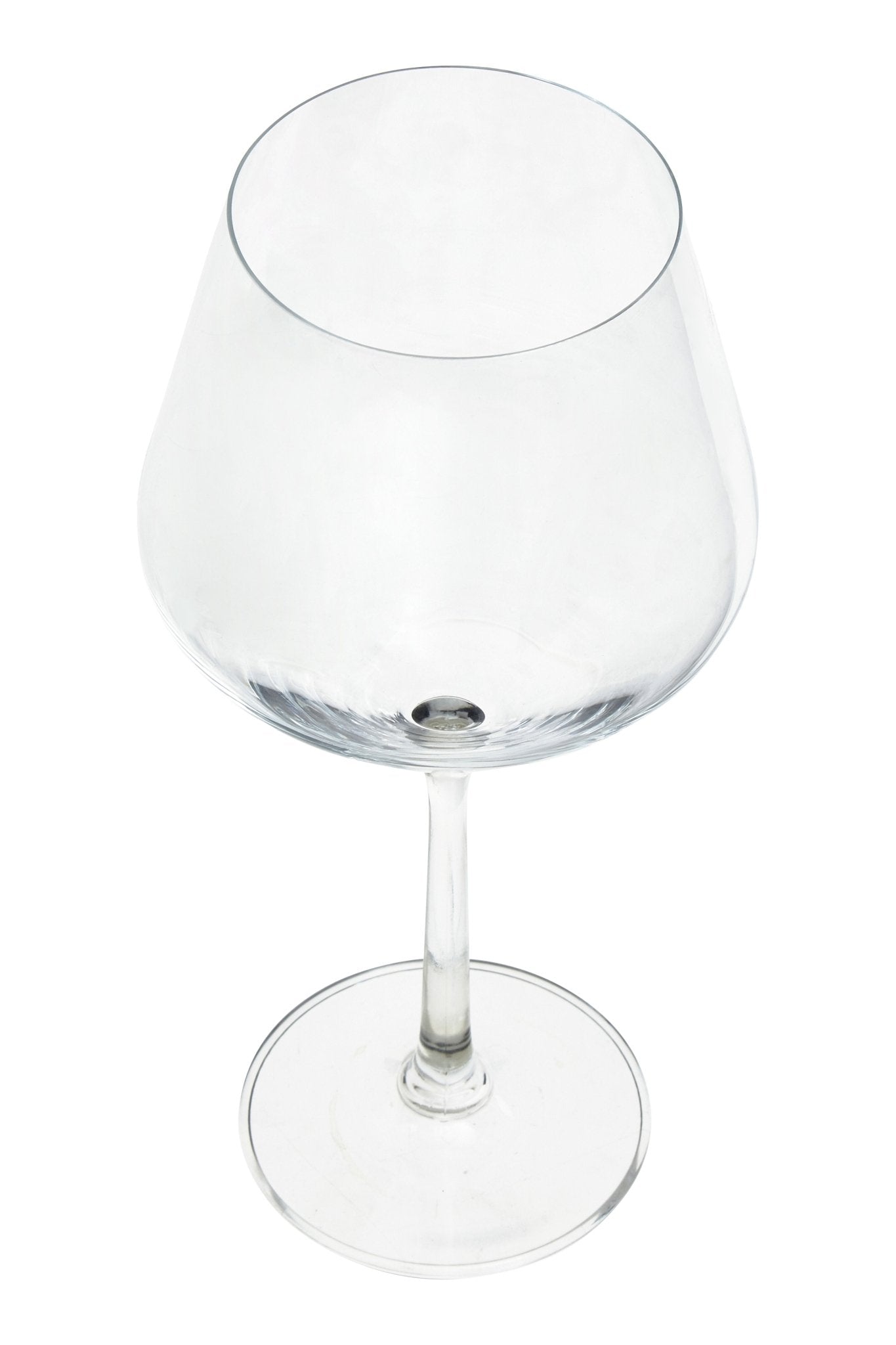 Agneta Set Of 2 Crystal Burgundy Glasses - Skandi London