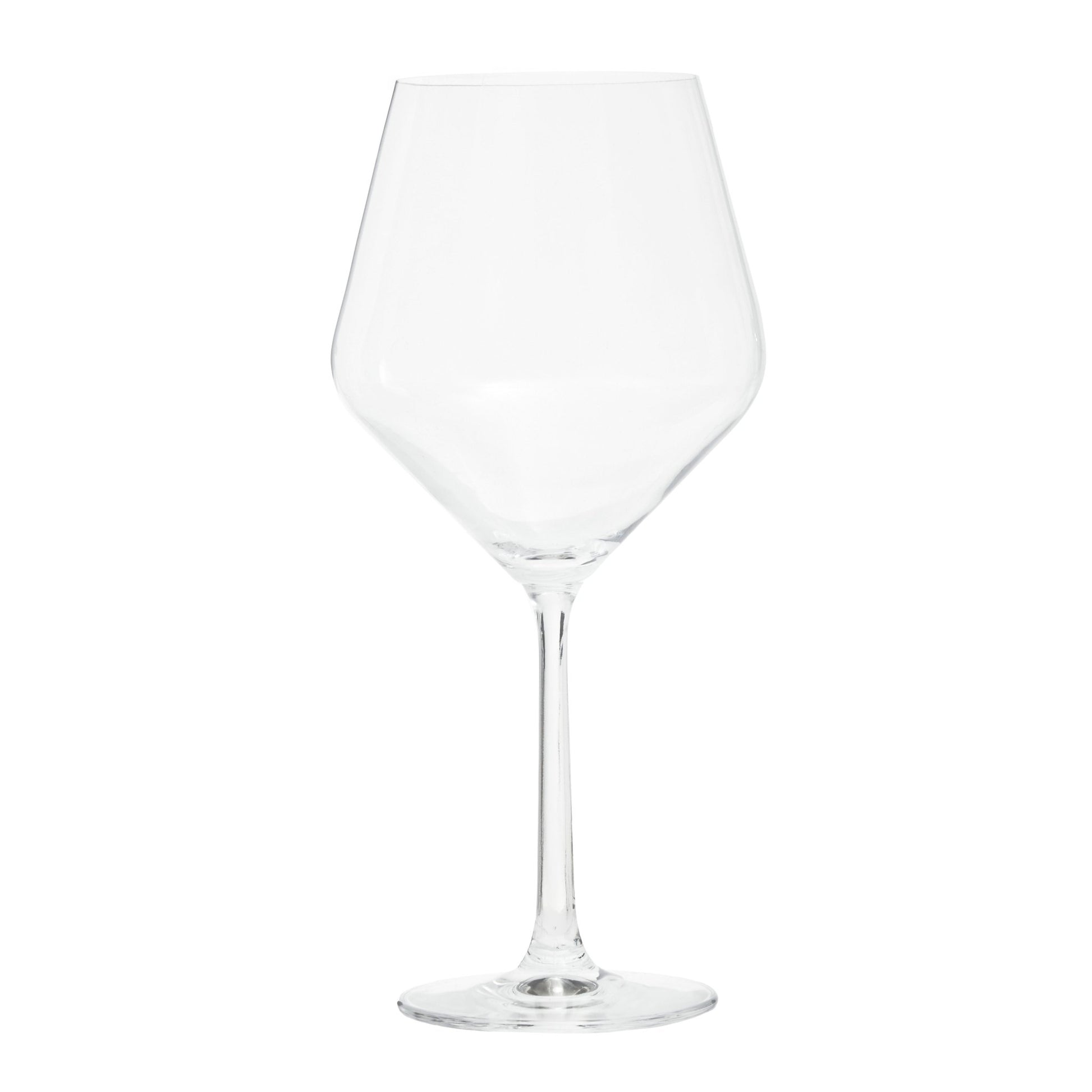 Agneta Set Of 2 Crystal Burgundy Glasses - Skandi London