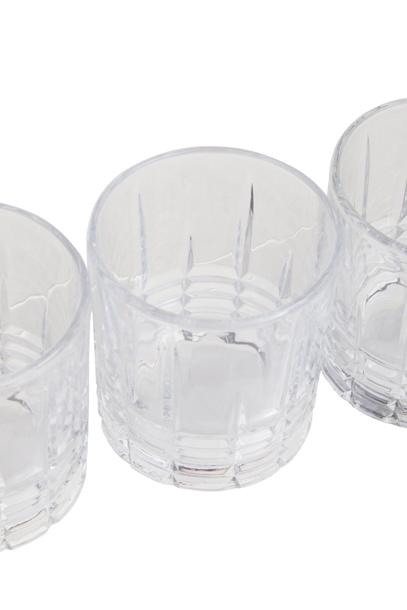 Claus Ribbed Pattern Decanter With Four Glasses - Skandi London