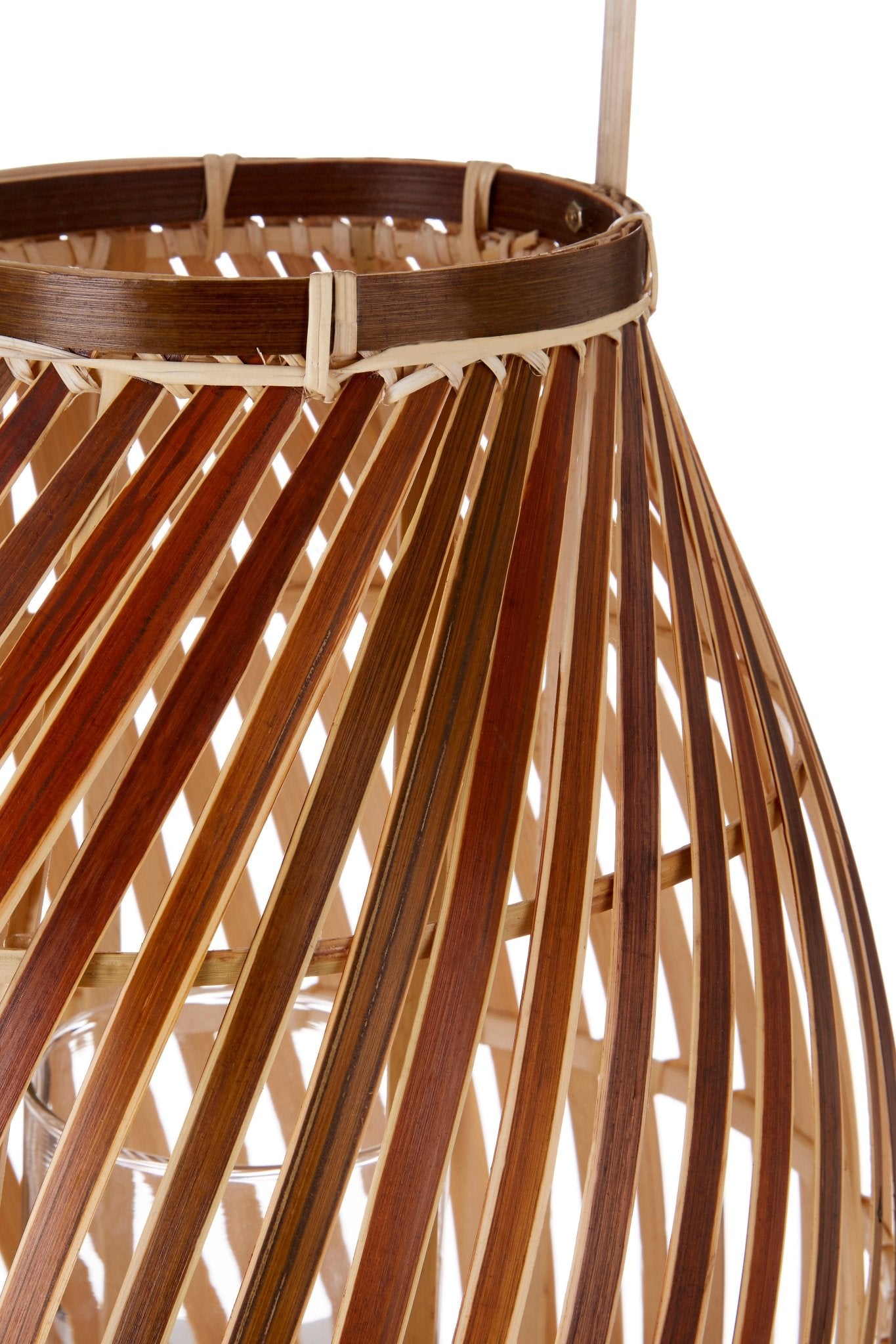 Eyre Natural Bamboo Lantern - Skandi London