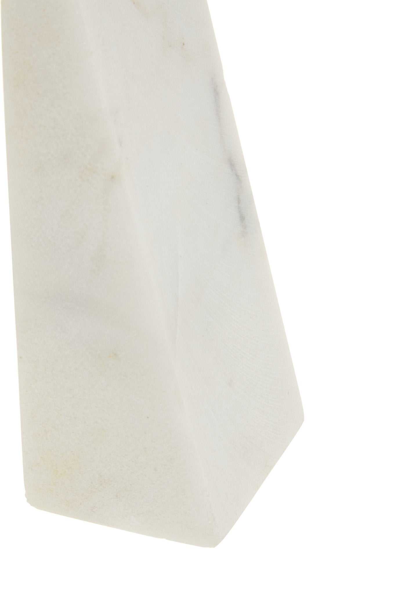 Jokum Set Of 2 White Marble Bookends - Skandi London
