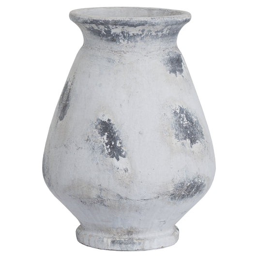Korsor Large Antique White Vase - Skandi London
