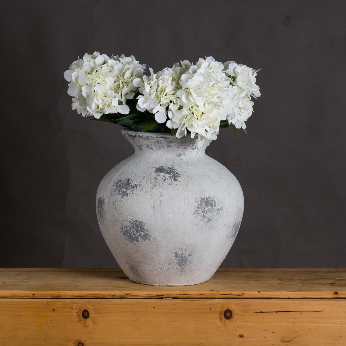 Juelsminde Large Antique White Vase - Skandi London