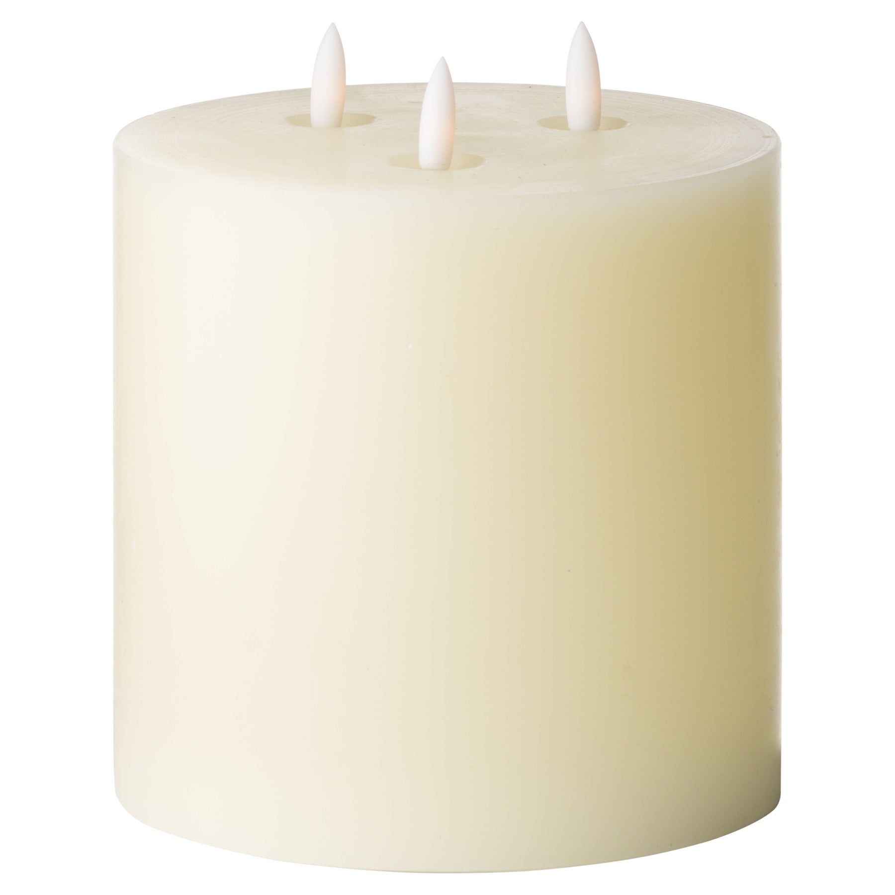 Luksus Collection Natural Glow 6 x 6 LED Cream Candle - Skandi London