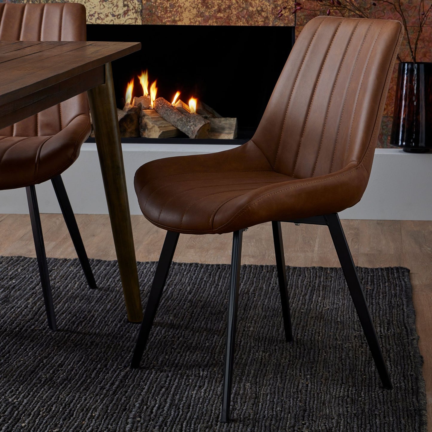 Kolding Tan Dining Chair - Skandi London