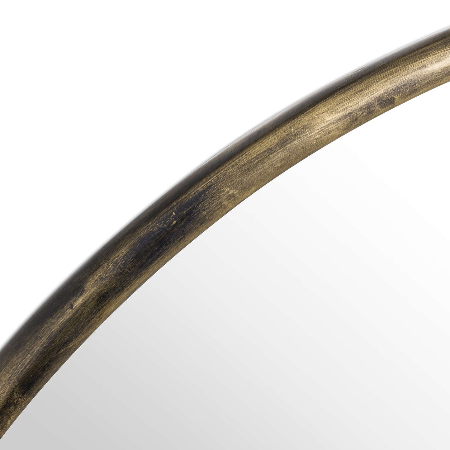 Skandi London Antique Brass Large Narrow Edged Mirror - Skandi London
