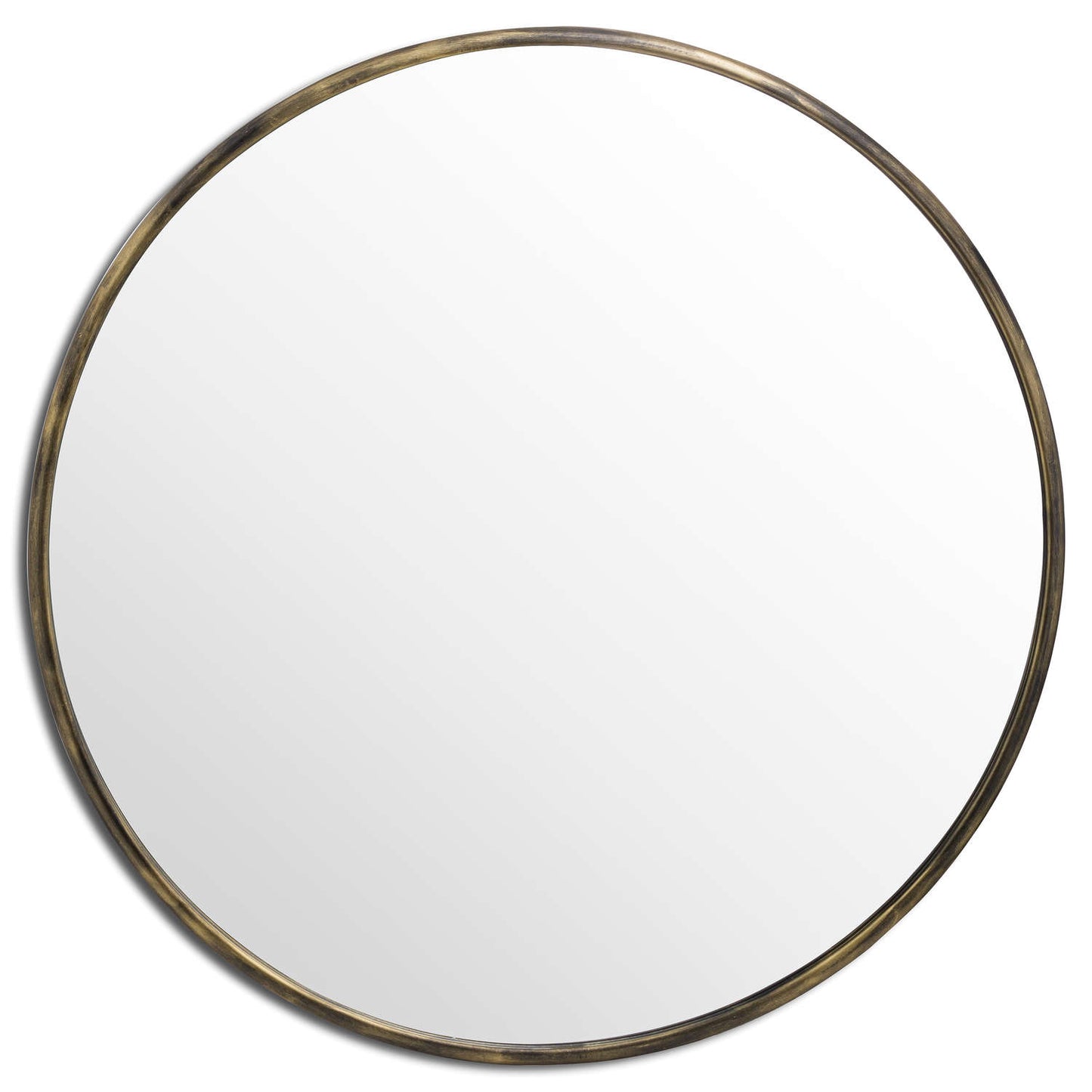 Skandi London Antique Brass Large Narrow Edged Mirror - Skandi London