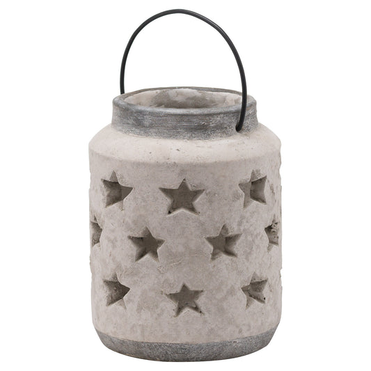 Nesna Large Stone Star Lantern - Skandi London