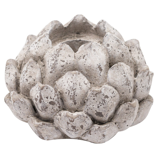 Skandi London Large Stone Effect Acorn Tea Light Holder - Skandi London