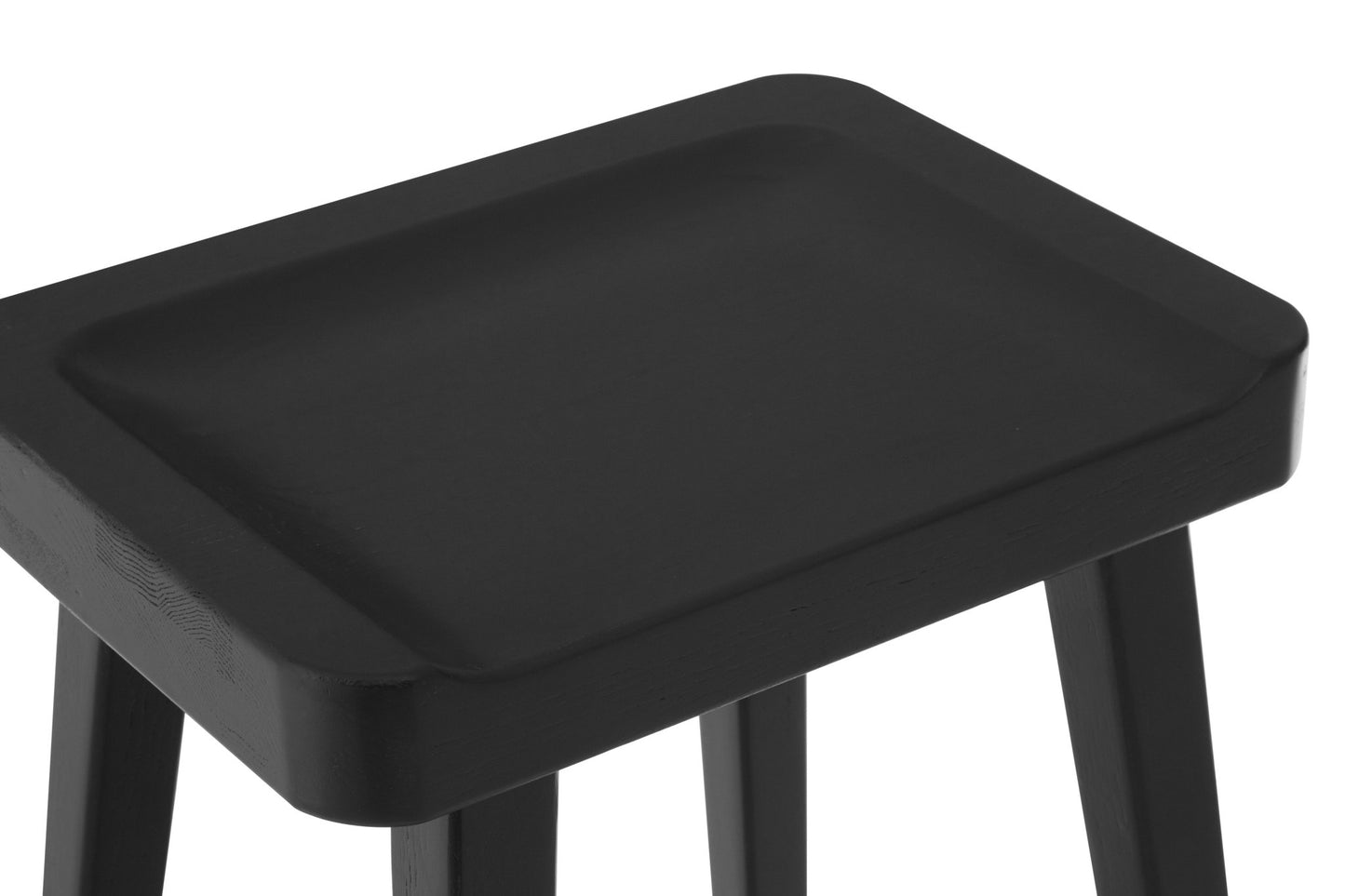 Janica Black Bar Stool - Skandi London