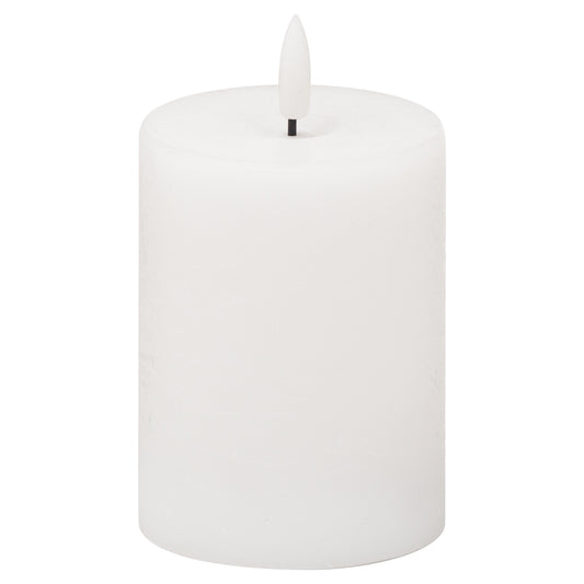 Luksus Collection Natural Glow 3x4 LED White Candle - Skandi London