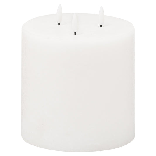 Luksus Collection Natural Glow 6x6 LED White Candle - Skandi London