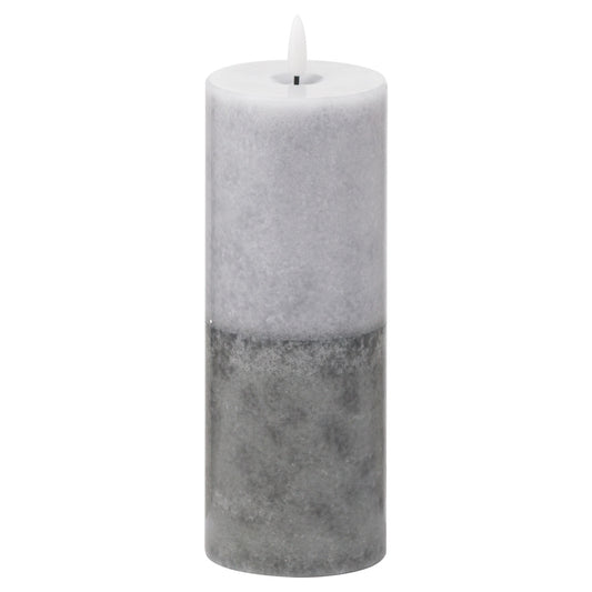 Luksus Collection Natural Glow 3x8 Stone LED Candle - Skandi London