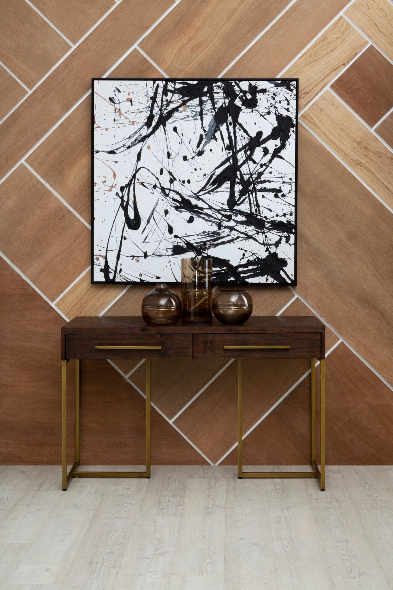 Bjorn Brown Console Table - Skandi London