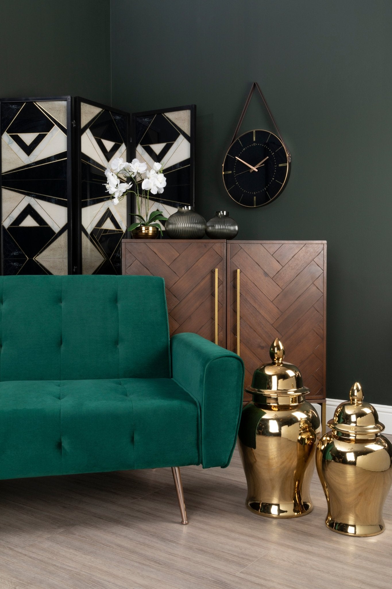 Bjorn Brown Drinks Cabinet - Skandi London