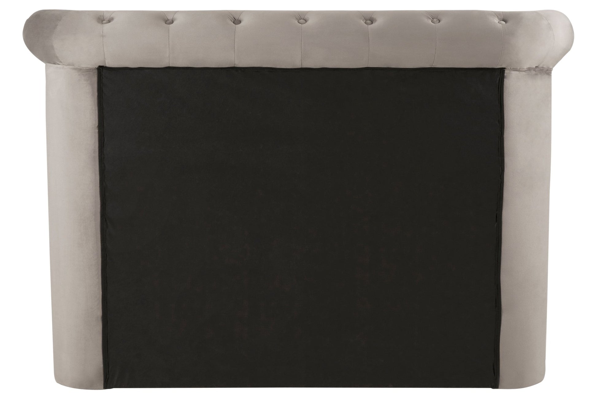 Darby Steel Velvet Double Ottoman Bed - Skandi London