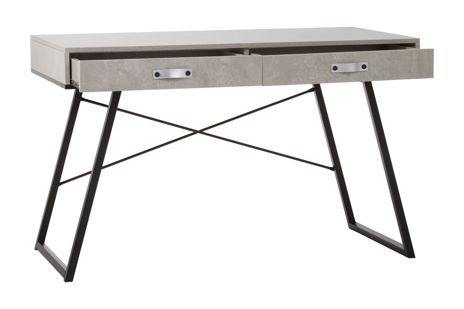 Birgitta Concrete Veneer Desk - Skandi London