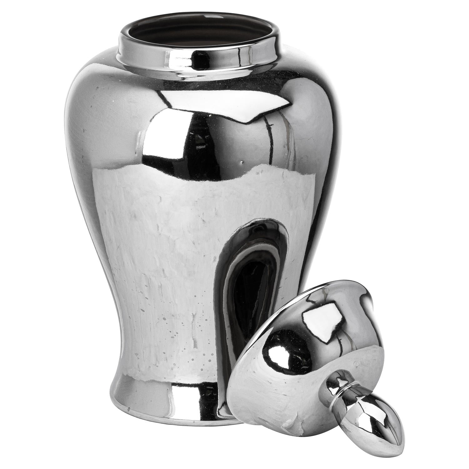 Skandi London Chrome Large Ginger Jar - Skandi London
