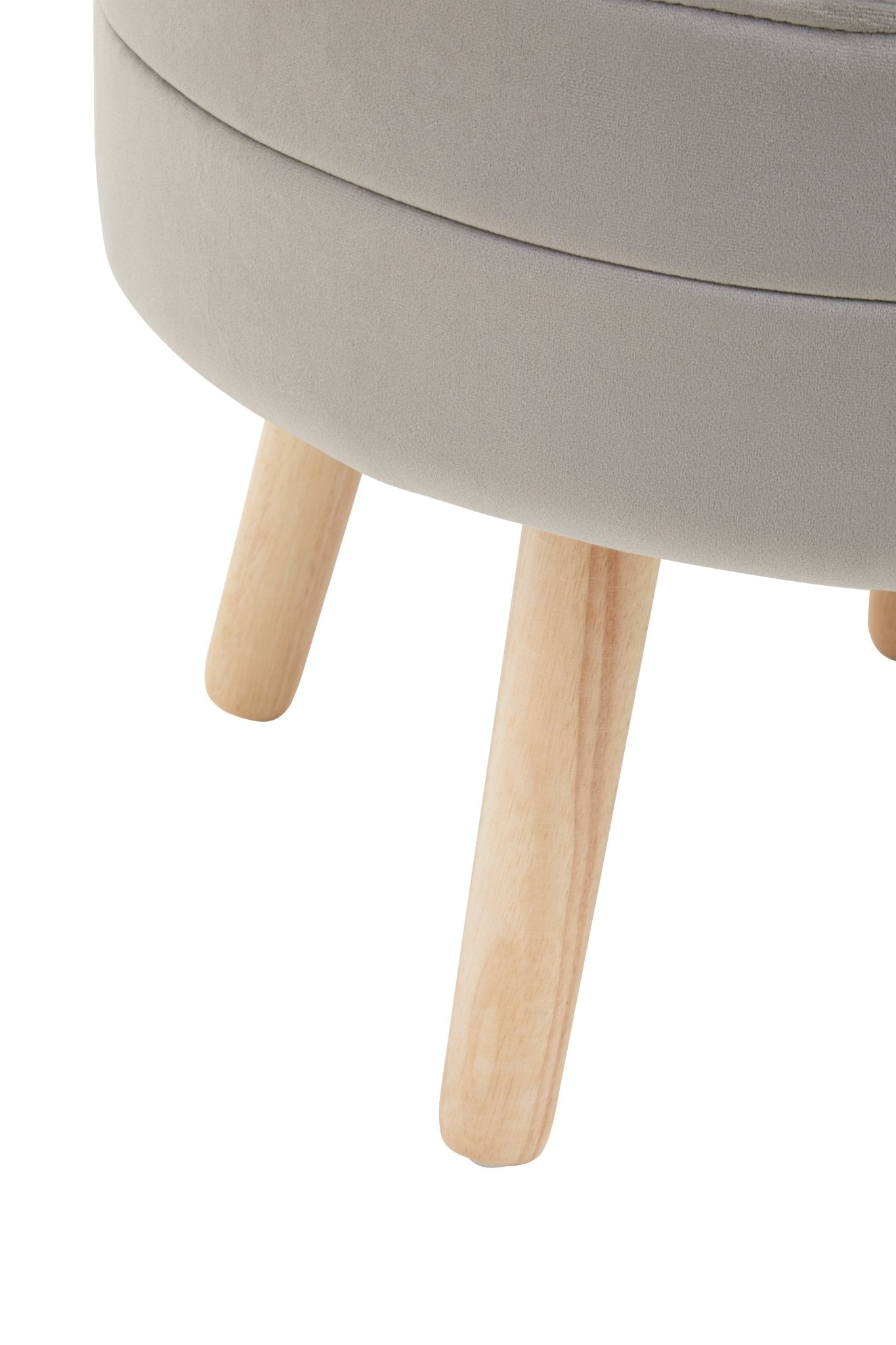 Gunhilda Mink Velvet Stool - Skandi London