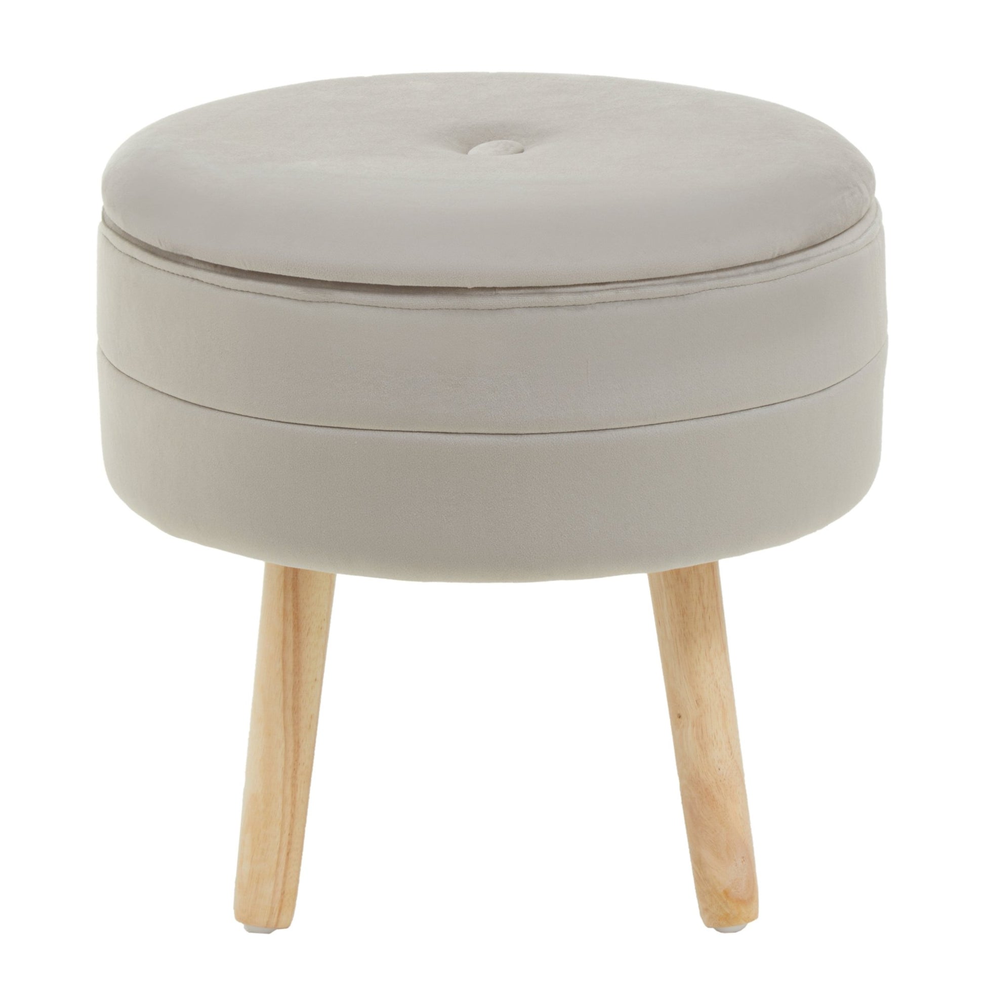 Gunhilda Mink Velvet Stool - Skandi London