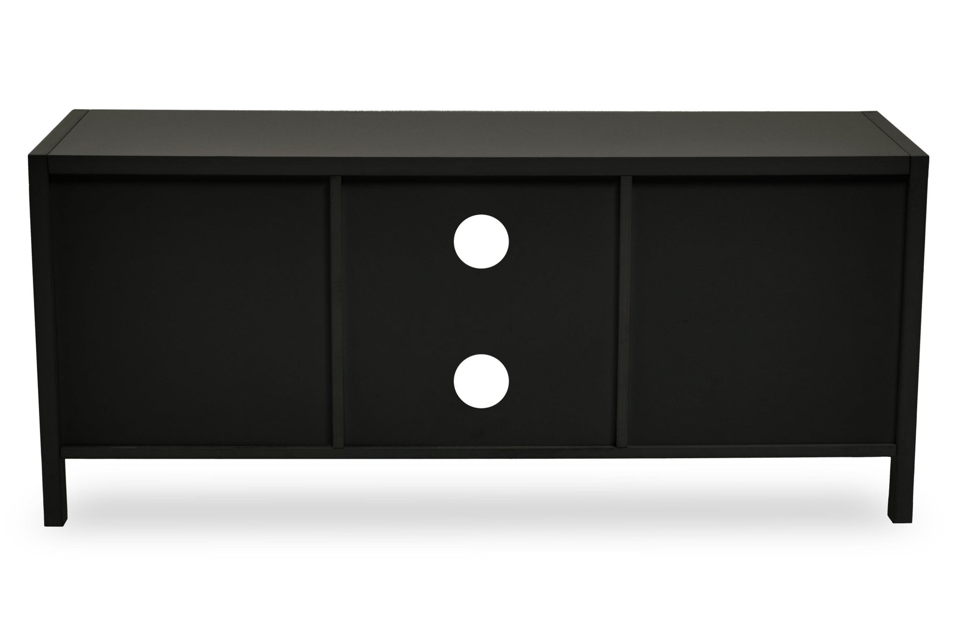 Olaf Black Wood Media Unit - Skandi London