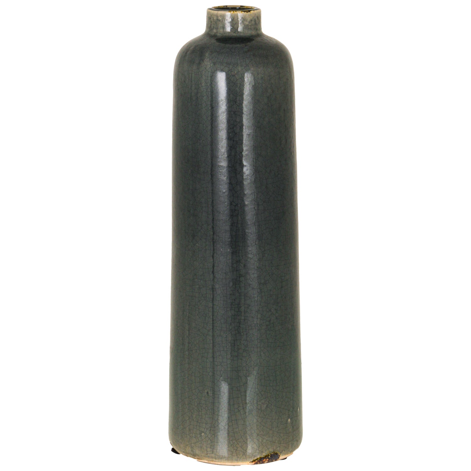 Kajaani Grey Glazed Raine Vase - Skandi London