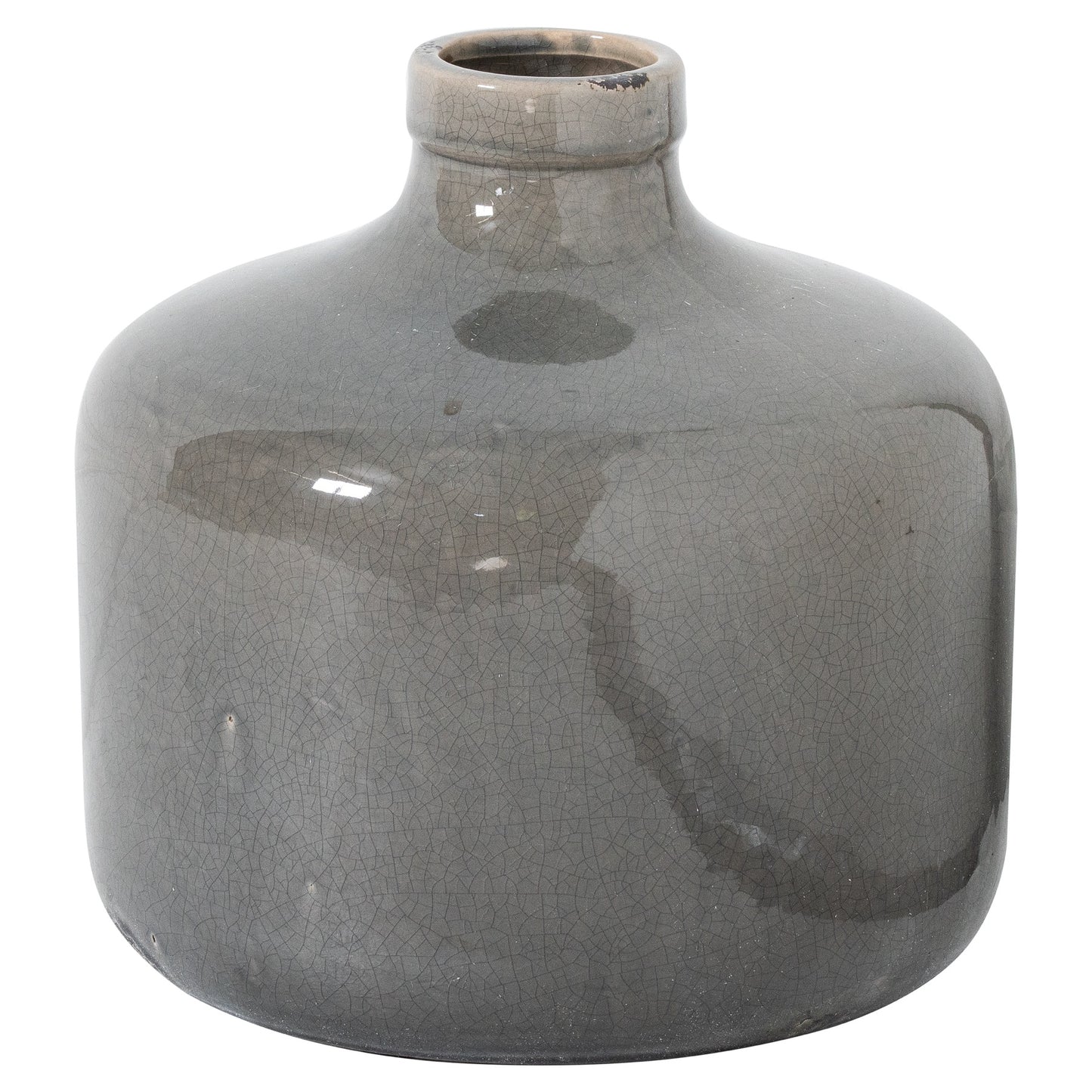 Kajaani Grey Glazed Chive Vase - Skandi London