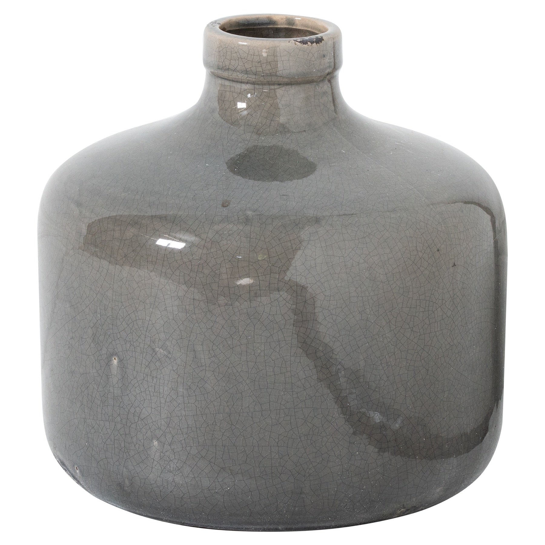 Kajaani Grey Glazed Chive Vase - Skandi London