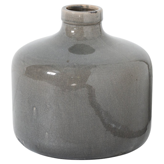 Kajaani Grey Glazed Chive Vase - Skandi London
